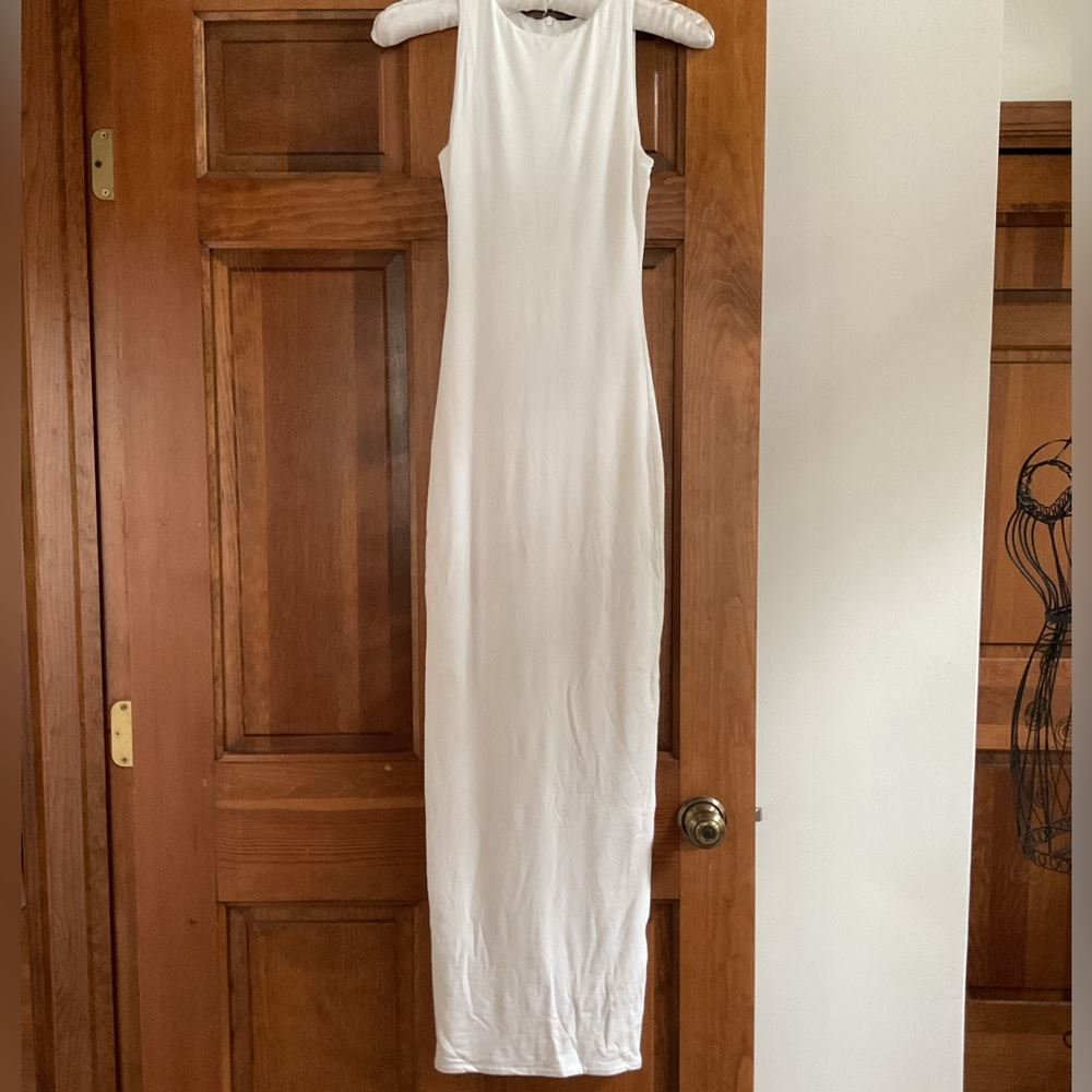 Naked Wardrobe Essential Maxi  Dress Size XS, White - Picture 2 of 9
